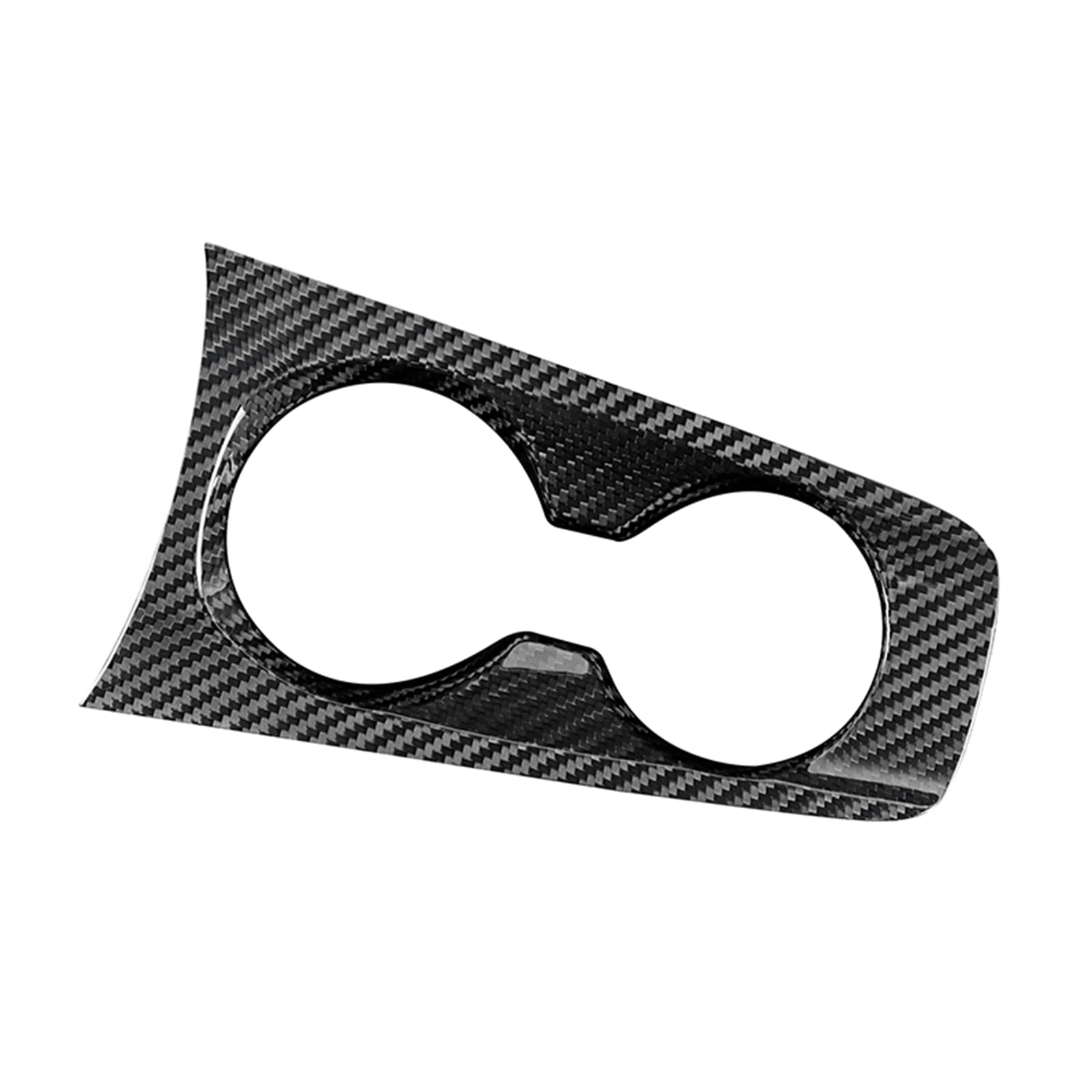 Carbon Fiber Front Water Cup Holder Cover Trim for Chevrolet Camaro 2010-2015
