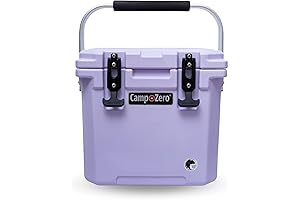 12L-12.6 Quart Portable Hard Cooler for Drinks, Lunch, Travel with 2 Molded-in...