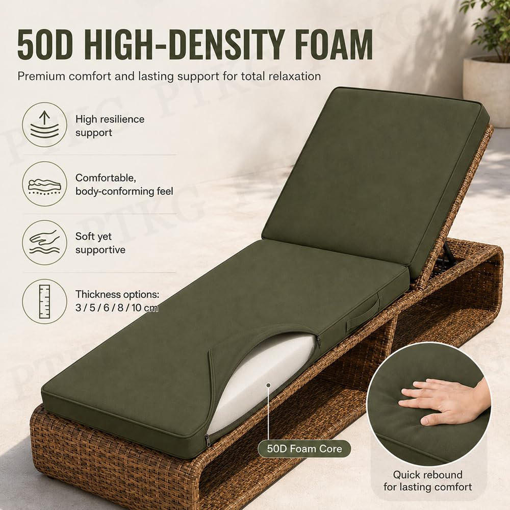 Matelas Plage Finition Passepoil Coussin Transat Bain de Soleil