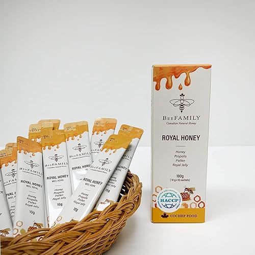 Miniatura 4 de Bee Family - Palito de miel real - Bolsas de 10 x 0.35 oz