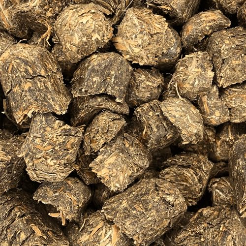 Supravit Luzerne Pferde Leckerlies 2kg – getreidefreie & zuckerfreie Pferdeleckerlis aus 100% Luzerne | natürliche Belohnungswürfel für Pferde & Ponys im wiederverschließbaren Eimer