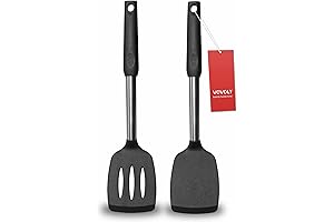 Ultra Versatile 2-Piece Silicone Spatula Set: Your Kitchen Companion for Effortless Cooking