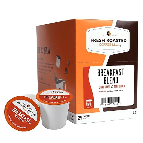 Miniatura 554 de Fresh Roasted Coffee, Crema Brûlée, cápsulas de café saborizadas, compatible con K-Cup, 24