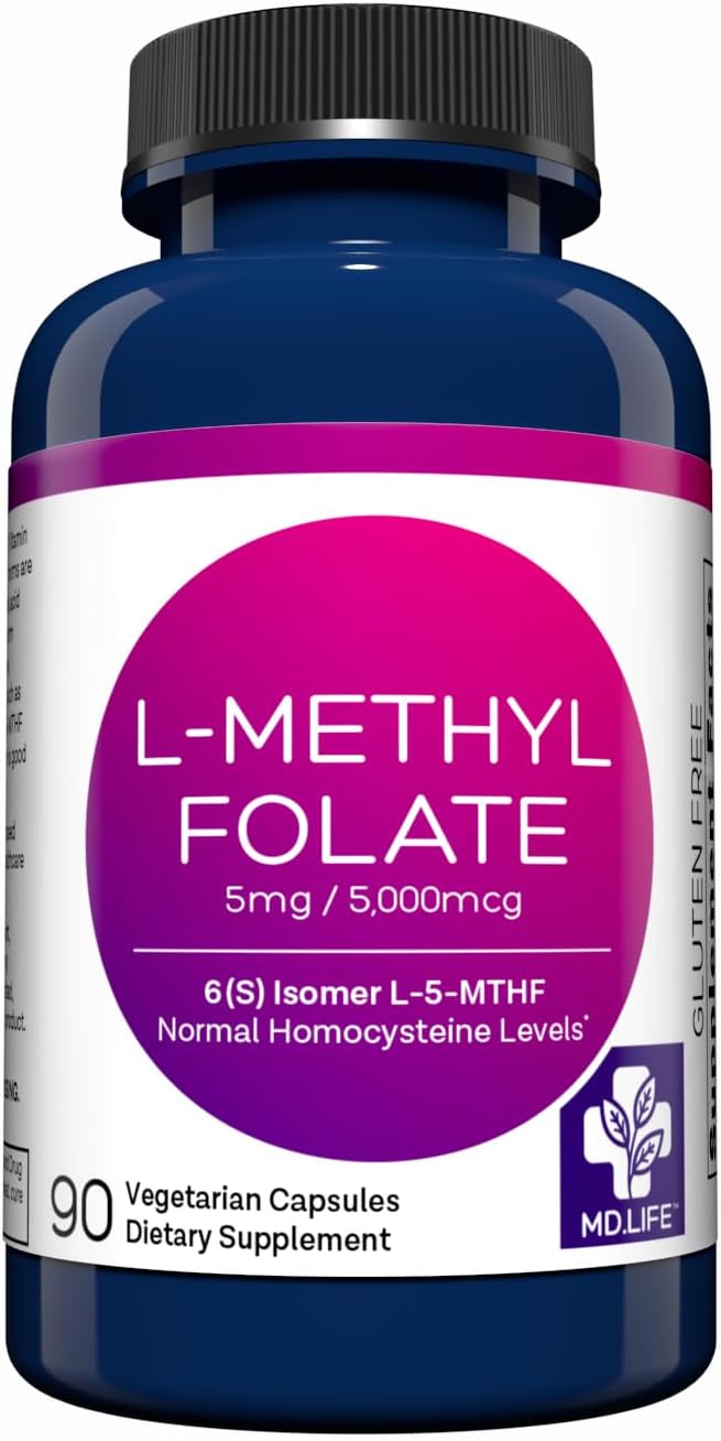 MD.LIFE L-Methylfolate 5mg — professional-grade methylfolate supplement