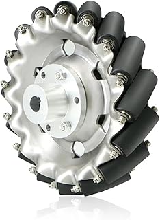 ZIBOXI Carga de 100KG, 1 Juego de Ruedas Mecanum de 152mm for Coche Robot Ros (Color : 15mm with Keyway)