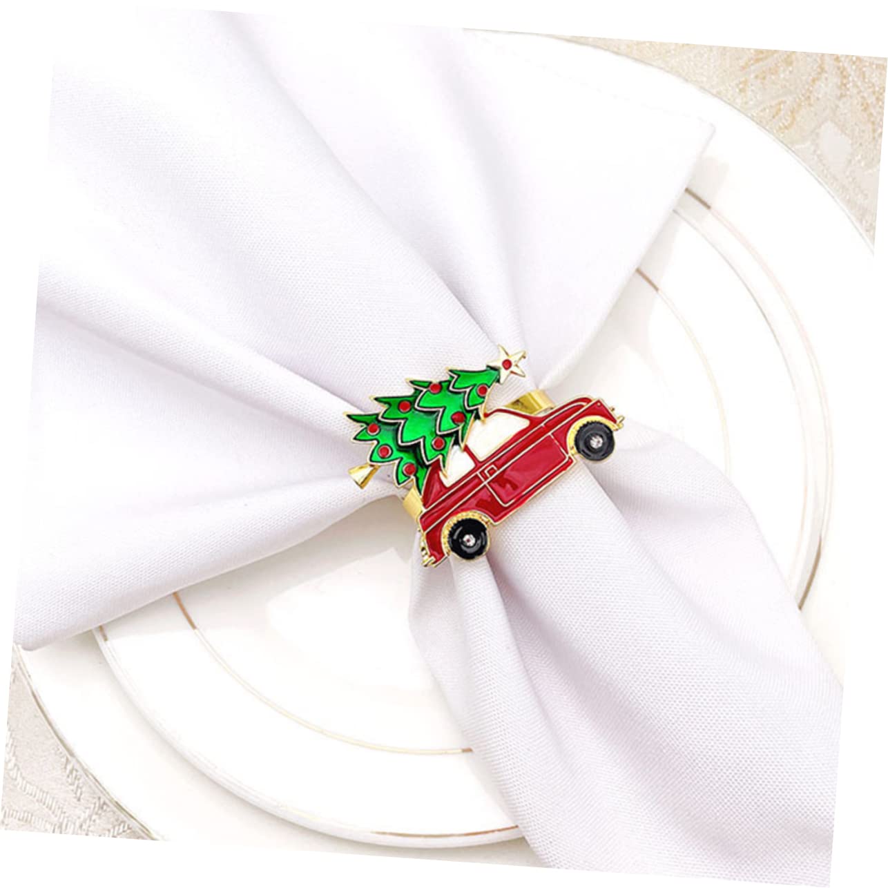 TOPBATHY 18stücke Metall Weihnachts-serviettenringe Für Tischdekoration Napkin Für Hochzeiten Und Familienessen Für Festliche Anlässe Und Besondere Feiern