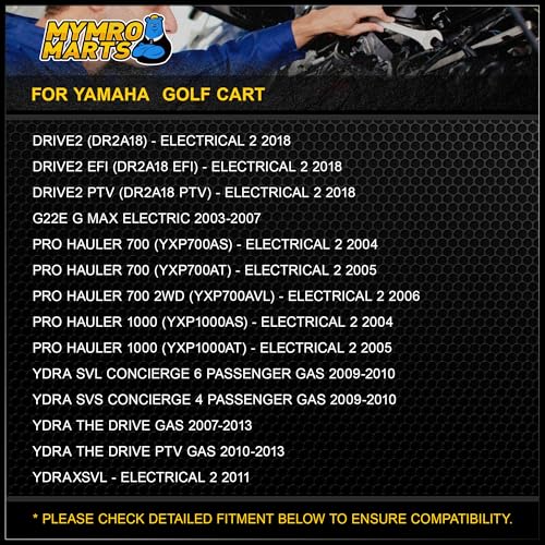 Image of MYMRO 12V Starter Solenoid Relay JF2-H1950-00 JR3-H1950-00 684-1271-012 for Yamaha YDRA G22 G23 G27 G28 G29 Drive Golf Cart Buggy Trombetta 684-1271-012 684-1251-012 J&N 240-22272