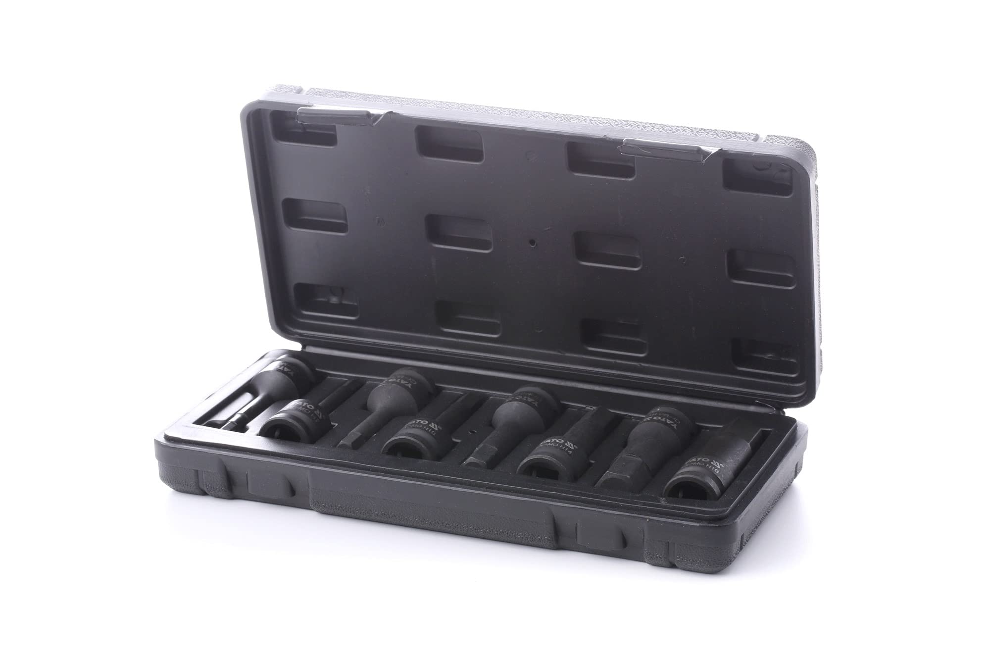 Yato YT-1066 – 8pcs Tube Set Hex Bit Impact 1/2 "