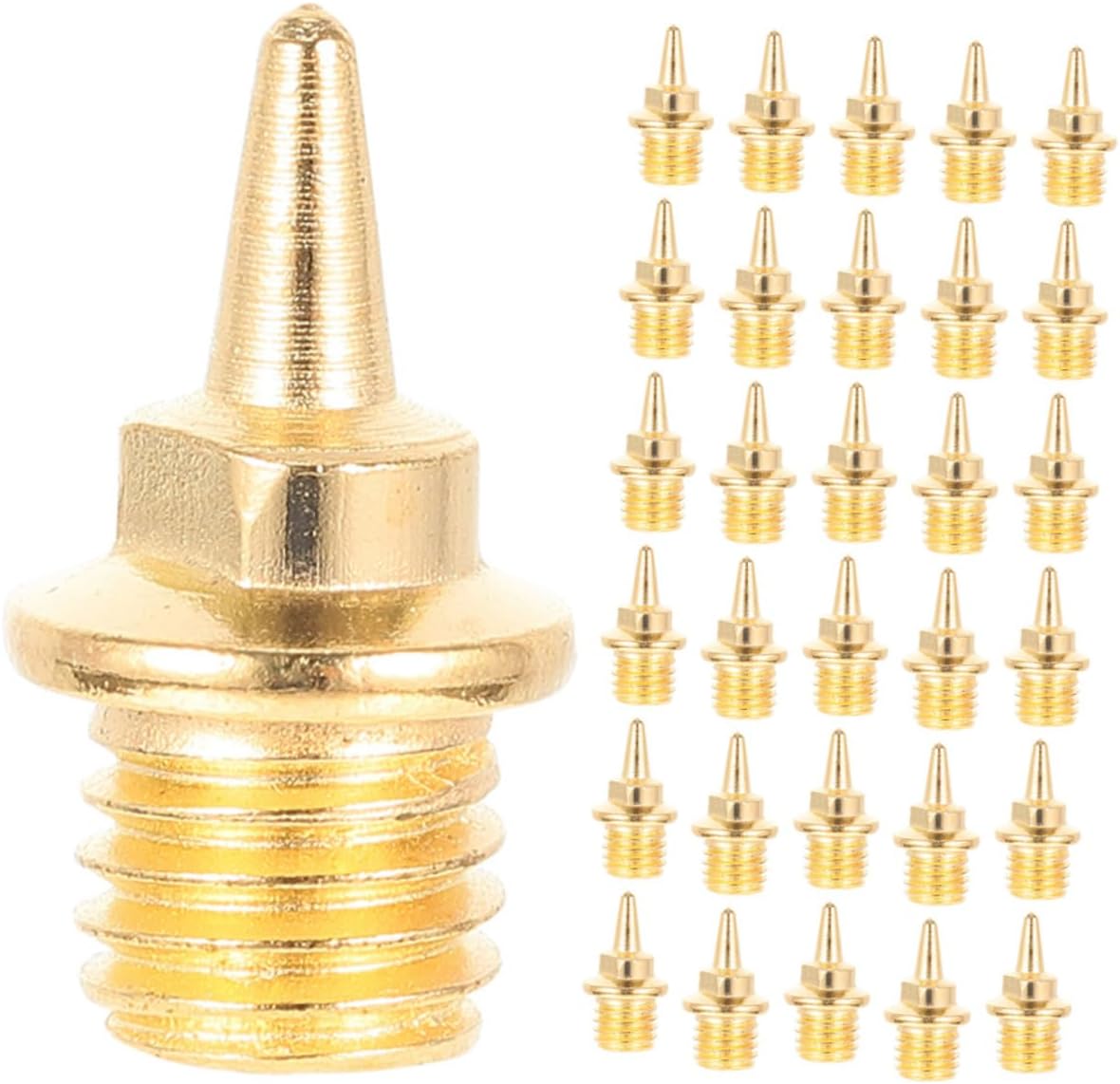WOONEKY 48pcs Track Spikes for Shoes Replacement Golf Spikes Shoes Aluminum Alloy for Men Women