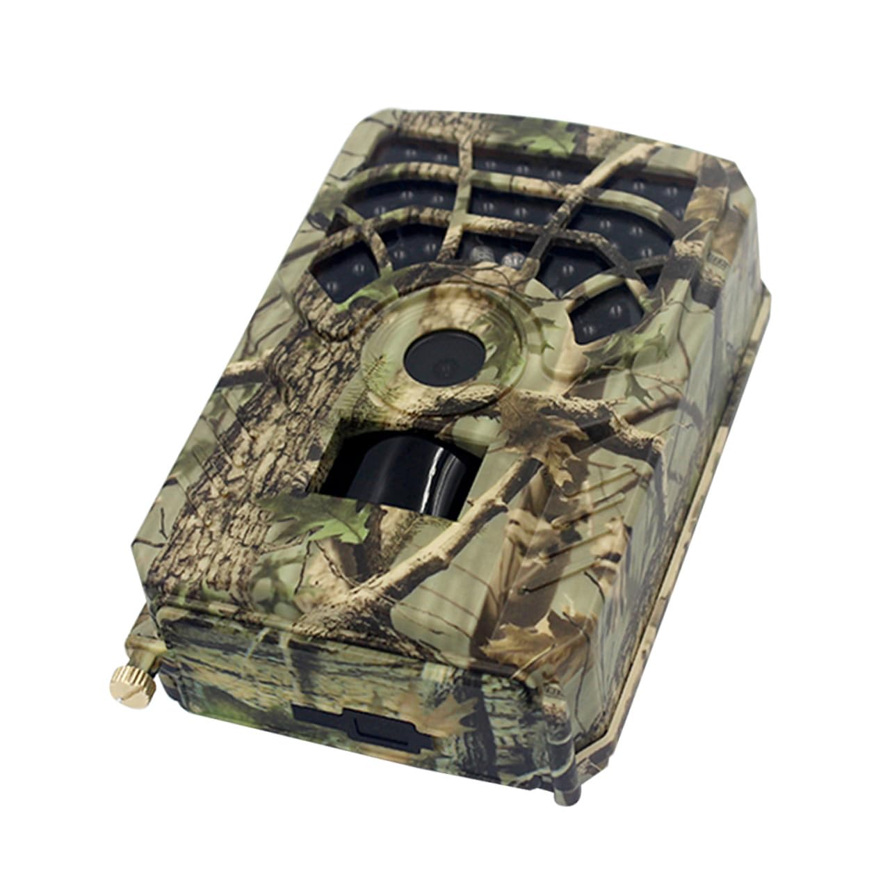 Caméra de chasse 12 MP YARNOW camouflage 480p HD boîtier compact léger sans batterie