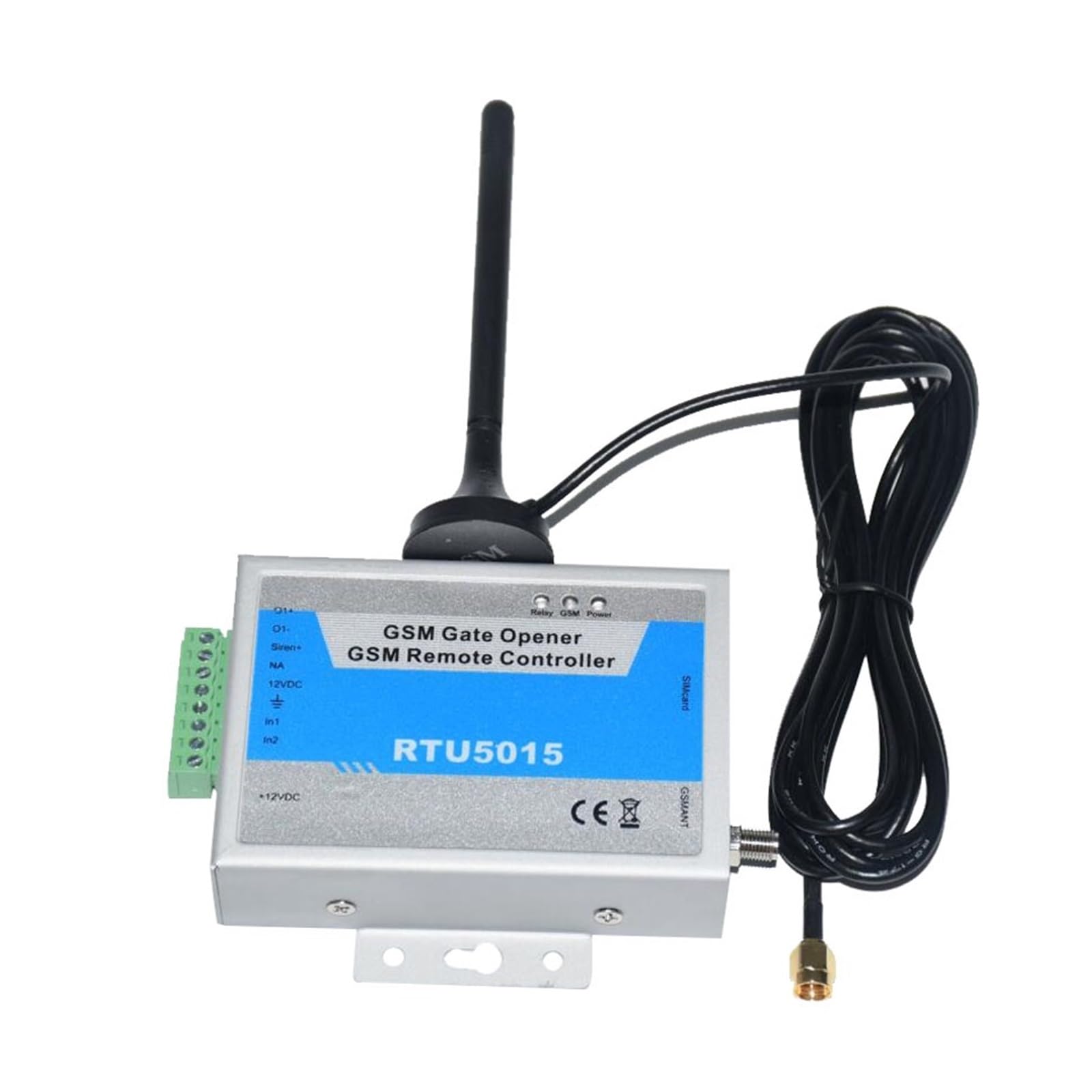 Motor para Portón Badodo GSM abridor de puerta interruptor remoto RTU5015 corredera oscilante garaje Control acceso(No adapter)