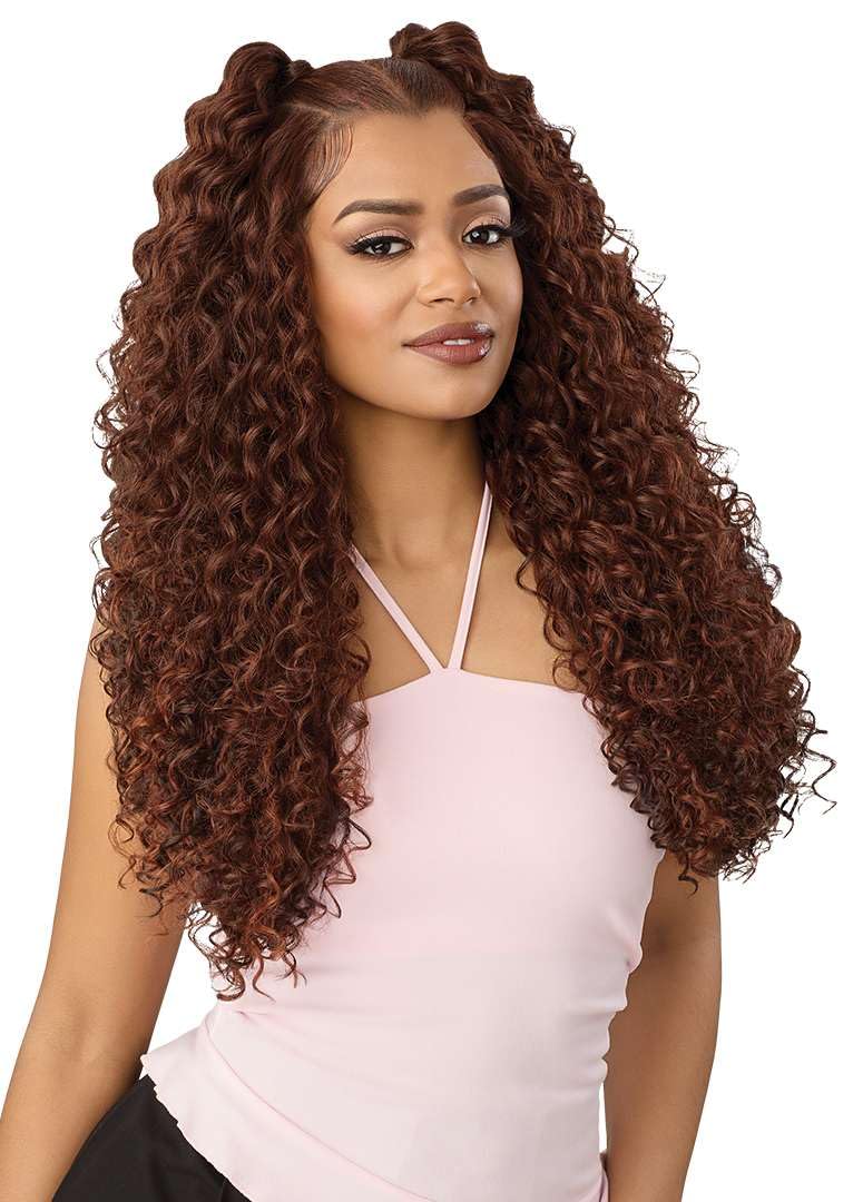 Outre Lace Front Wig - Perfect Hair Line 13X6 - True Frontal Peak 720 (DR2/GOLDEN AMBER)