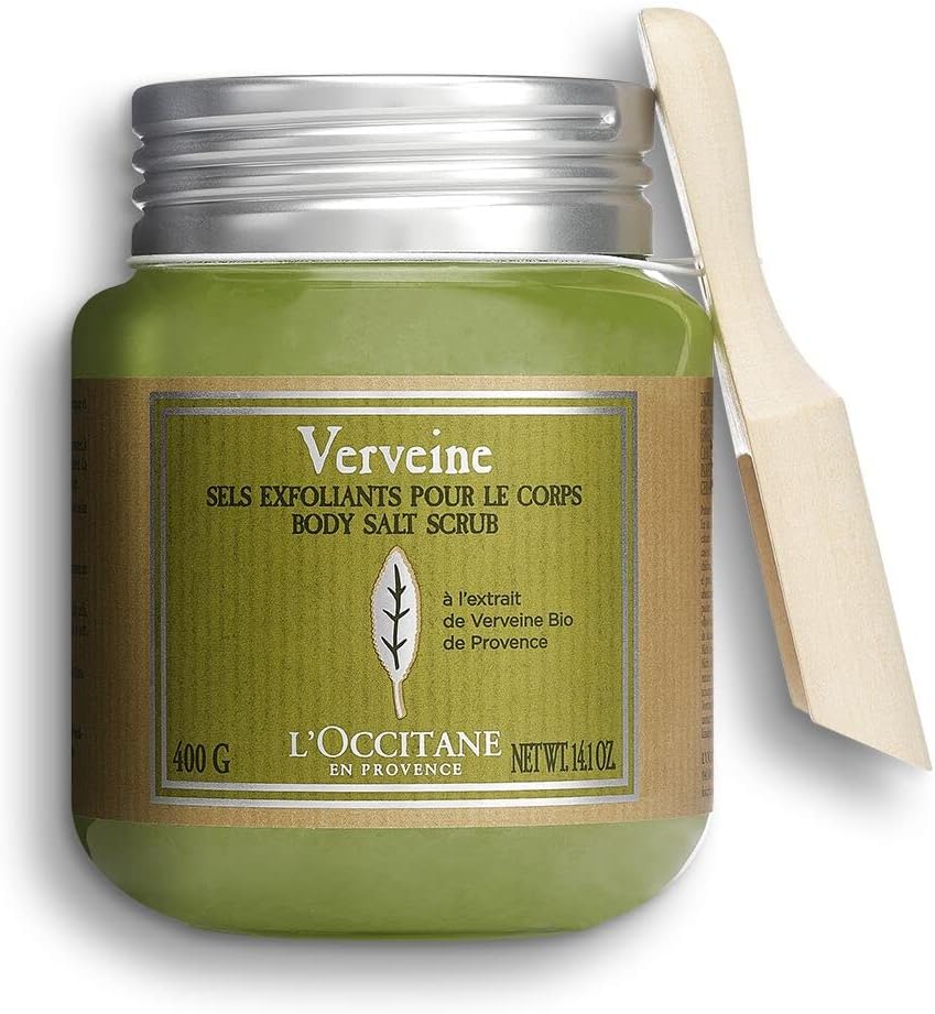 L'OCCITANE Verbena Body Salt Scrub, 14.1 oz