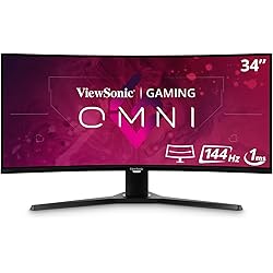 0 ViewSonic VX3218-2KPC Monitor VA 32" QHD, Curvo 1500R, 144hz, 1ms MPRT, Adaptive Sync, 2 HDMI, 2 DisplayPort, Altavoces, pie Ajustable en Altura