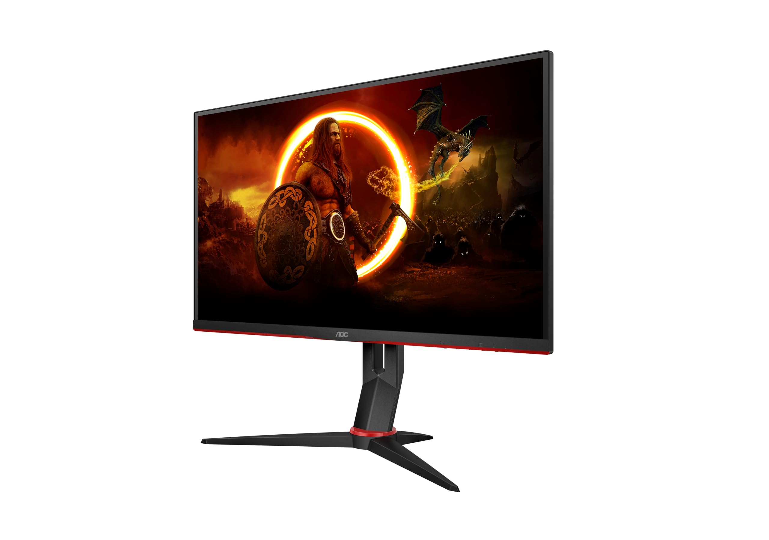 AOCGaming 27G2ZN3-27 Inch Monitor, 240 Hz, 0.5 ms, FreeSync Premium (1920 x 1080, HDMI, DisplayPort) Black/Red
