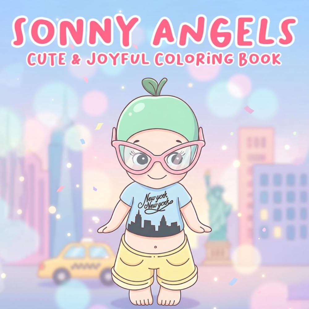 Coloring Book: Cute Kawaii Doll Coloring Pages Featuring Adorable Characters and Sweet Fashion Designs for Adults & Teens