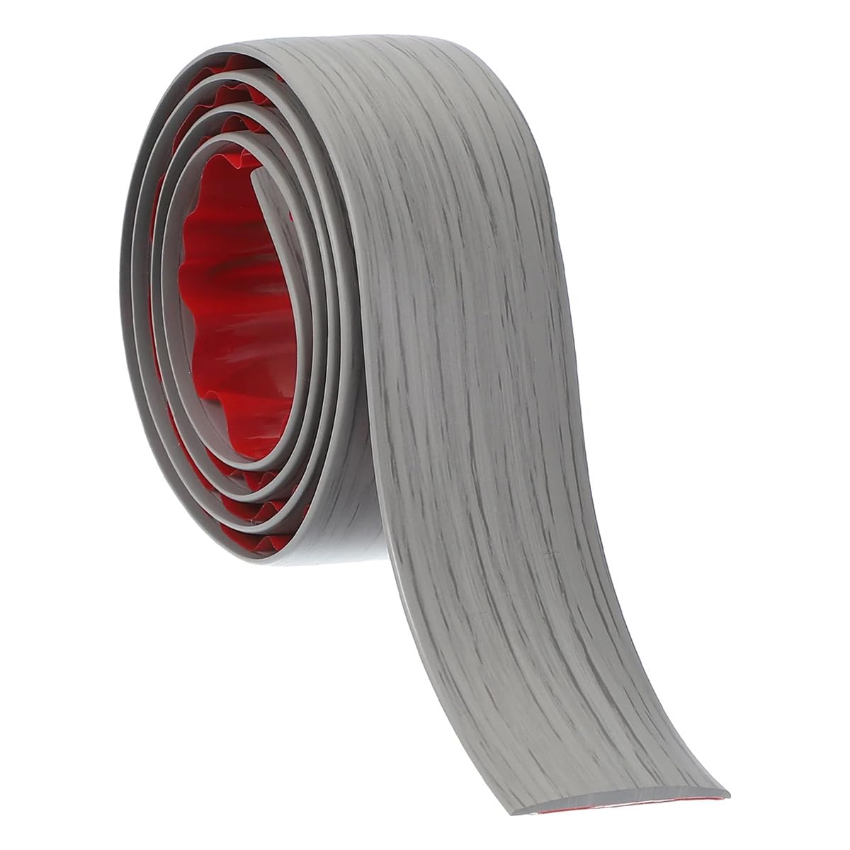 Profilé de transition autocollant gris de 76 mm pour couvrir les joints sans percer