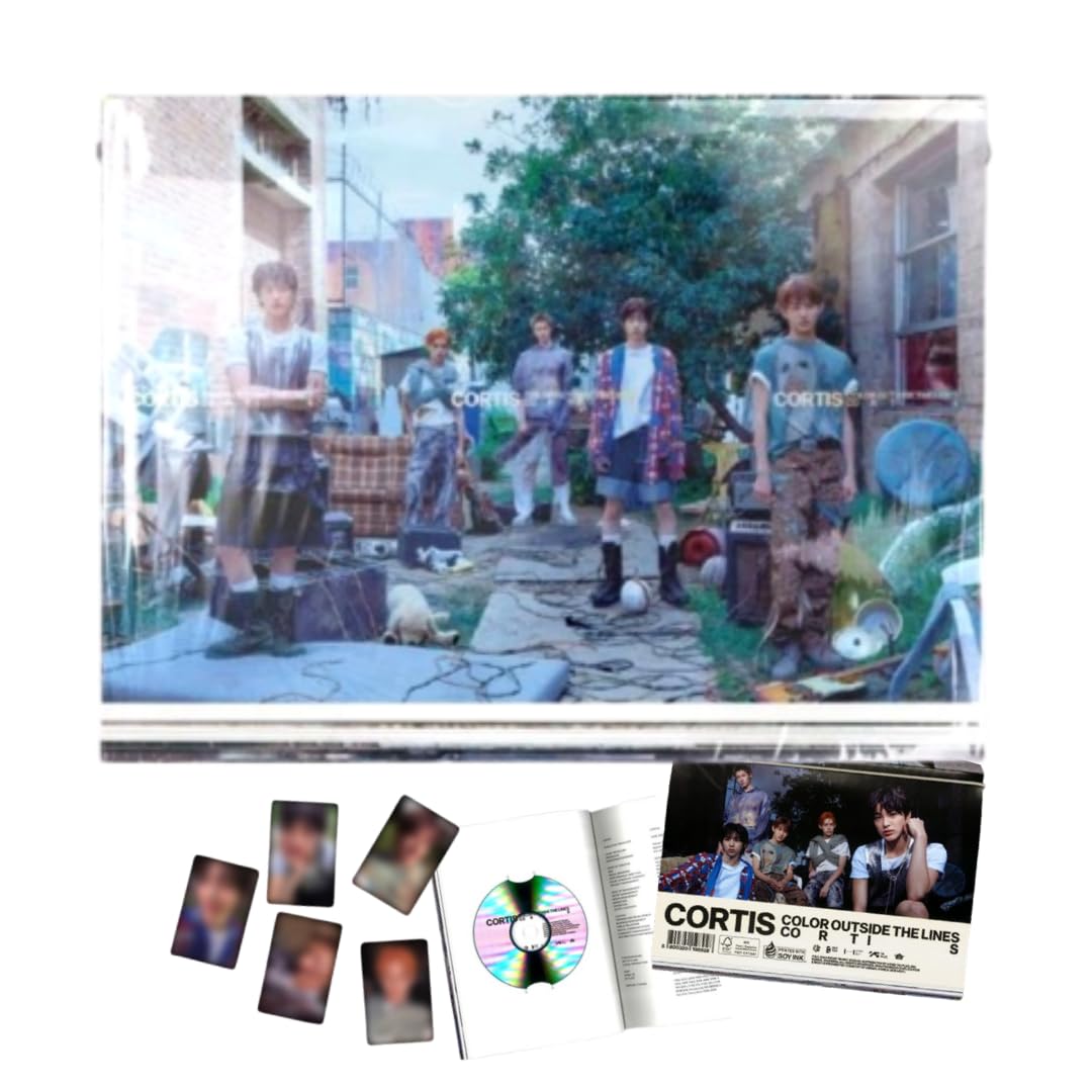 Livre photo Cortis Color Outside the Lines CD Scène 3 album de collection neuf