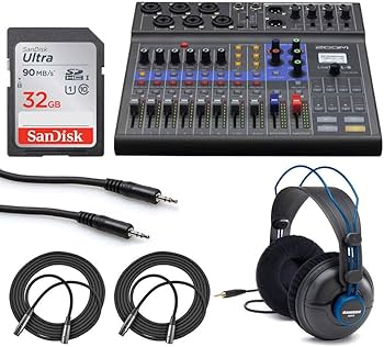 Amazon | Zoom LiveTrak L-8 ポータブル 8チャンネル デジタルミキサー