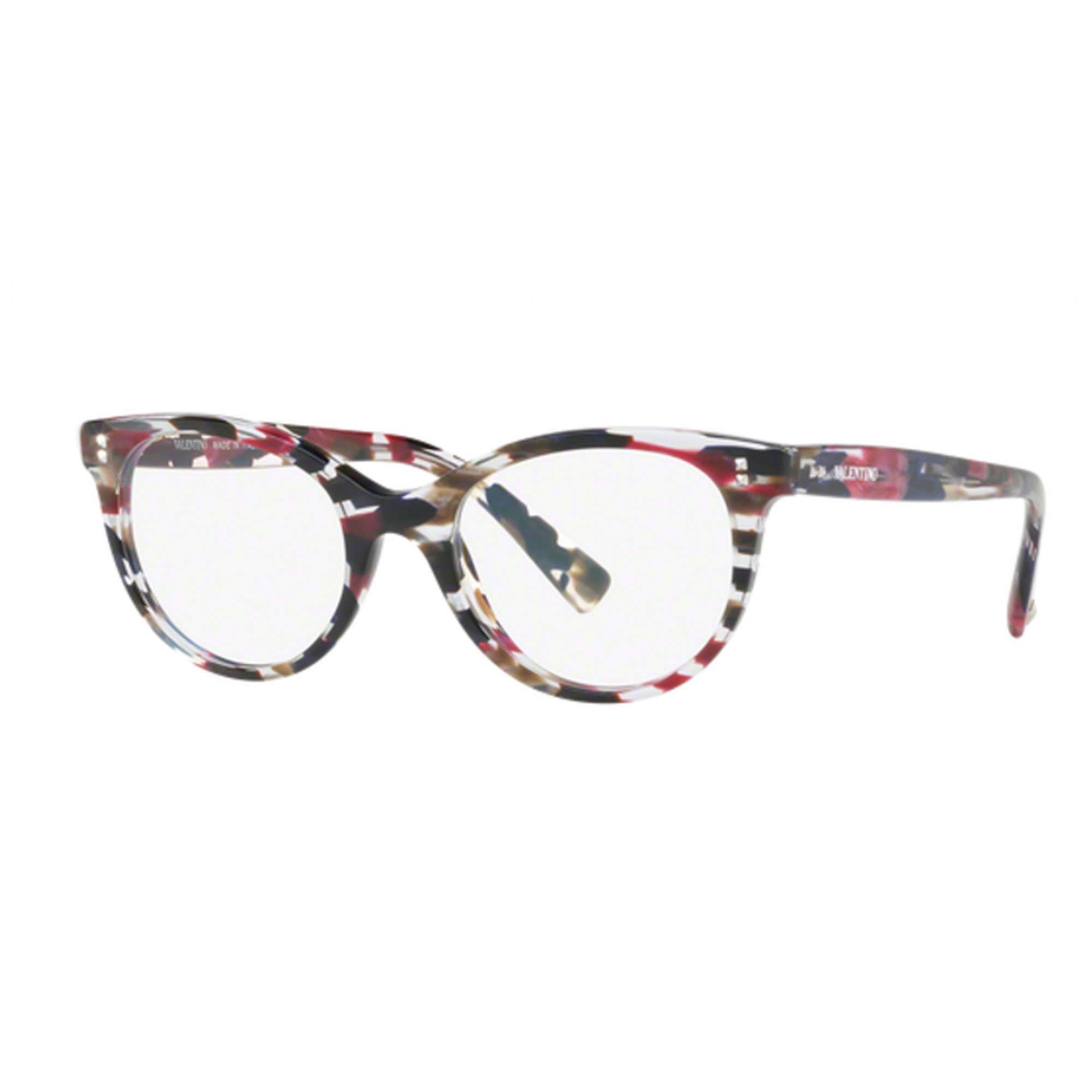 Valentino0VA3009 5039 OCCHIALE DA VISTA ROSA PINK EYEGLASSES SEHBRILLE DONNA, Striped Pink Havana