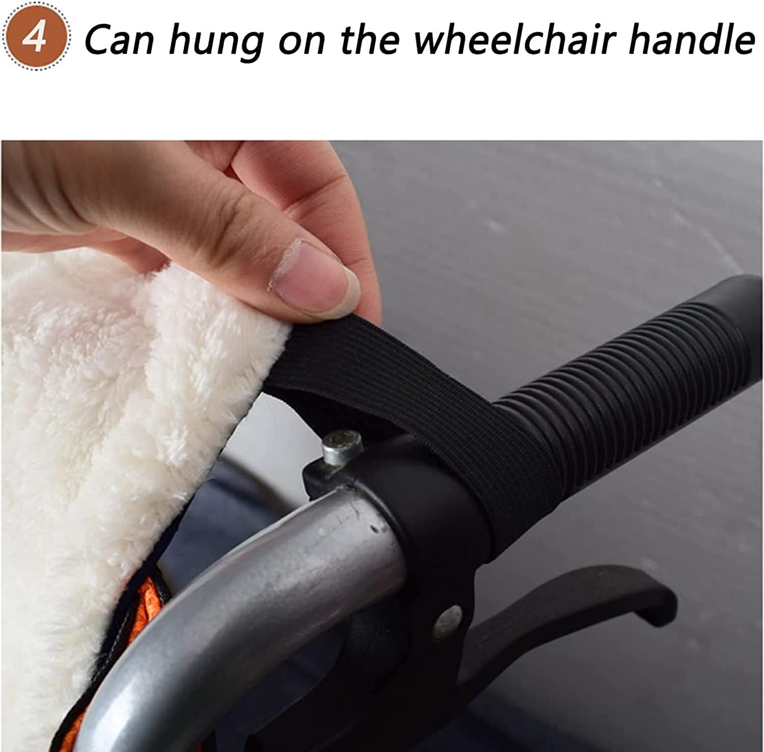 Manta de Invierno para Silla de Ruedas de Adultos, Forro Polar Grueso, Impermeable, acogedora, Universal, para sillas de Ruedas manuales y eléctricas, Lavable a máquina.