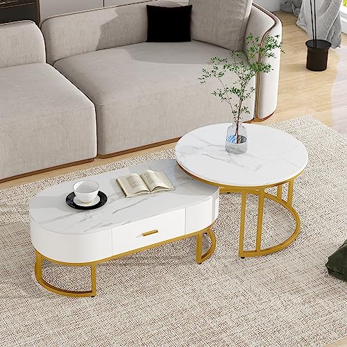Table de canapé modulable : un lot de 2 tables à thé pliantes adaptées aux salons multifonctions