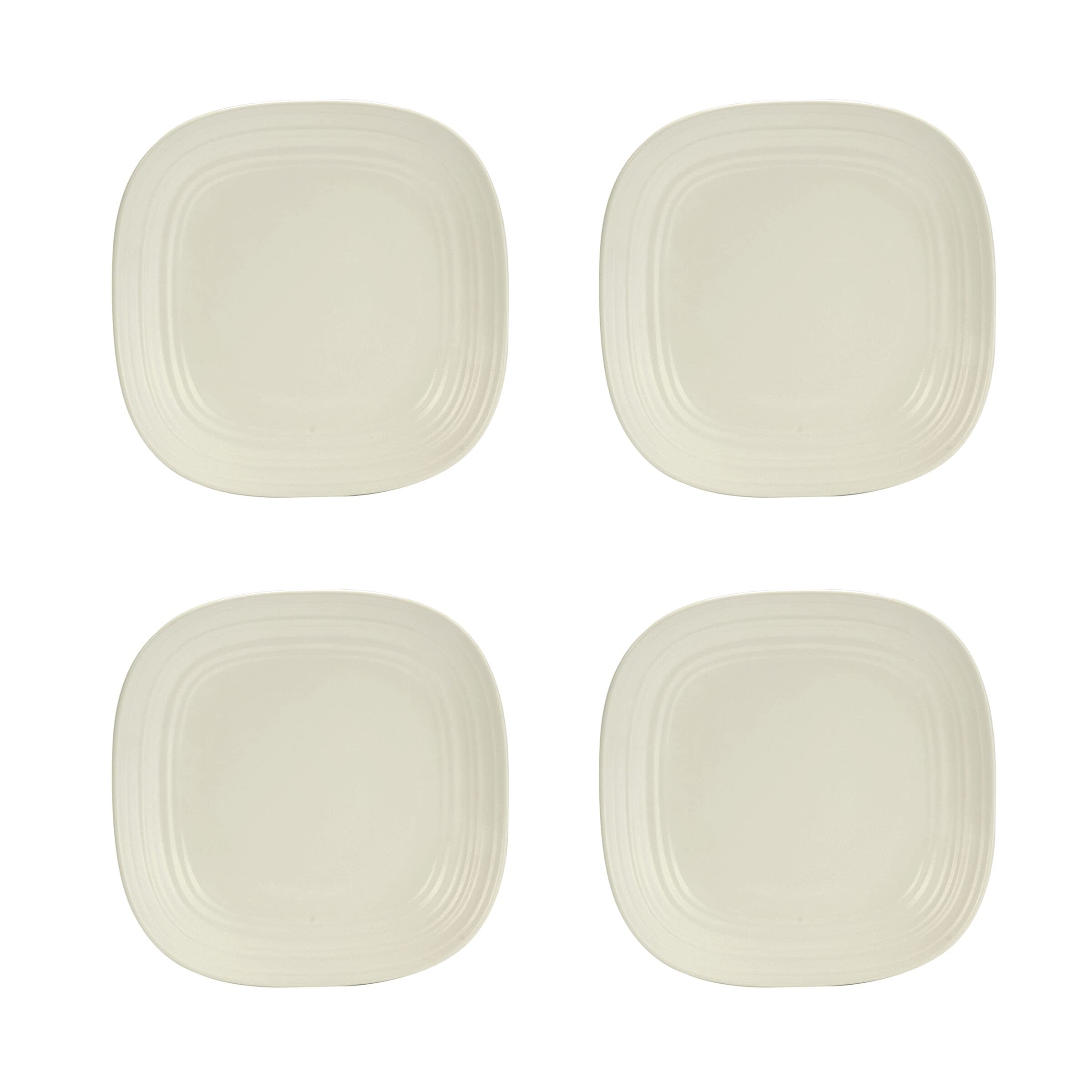 食器 ma___pon Amazon.com | Mikasa Swirl Square White 16 Piece Dinnerware