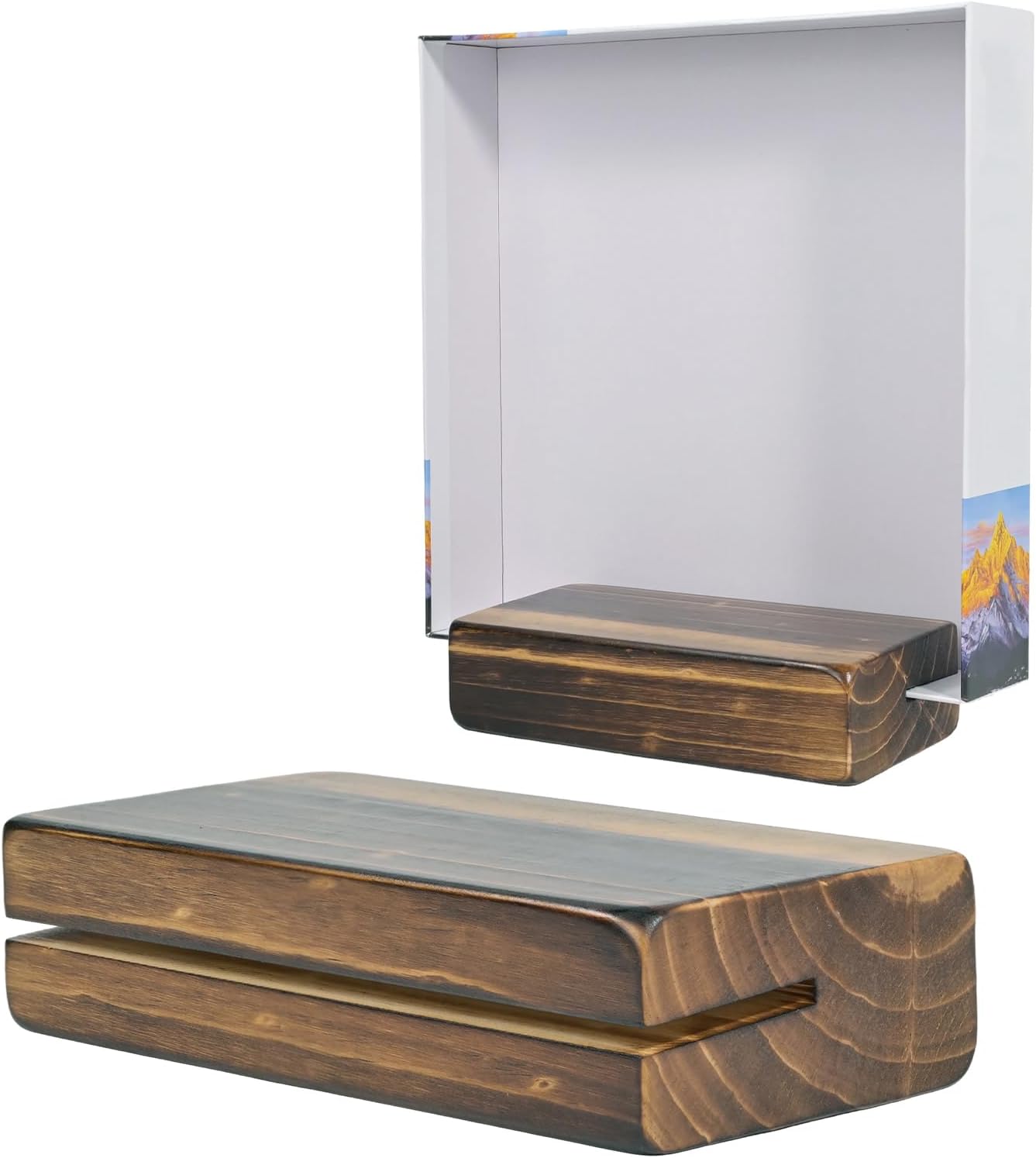 Jigsaw Puzzle Box Lid Stand,Puzzle Lid Holder Display,4 x 2 inch Puzzle Accessories