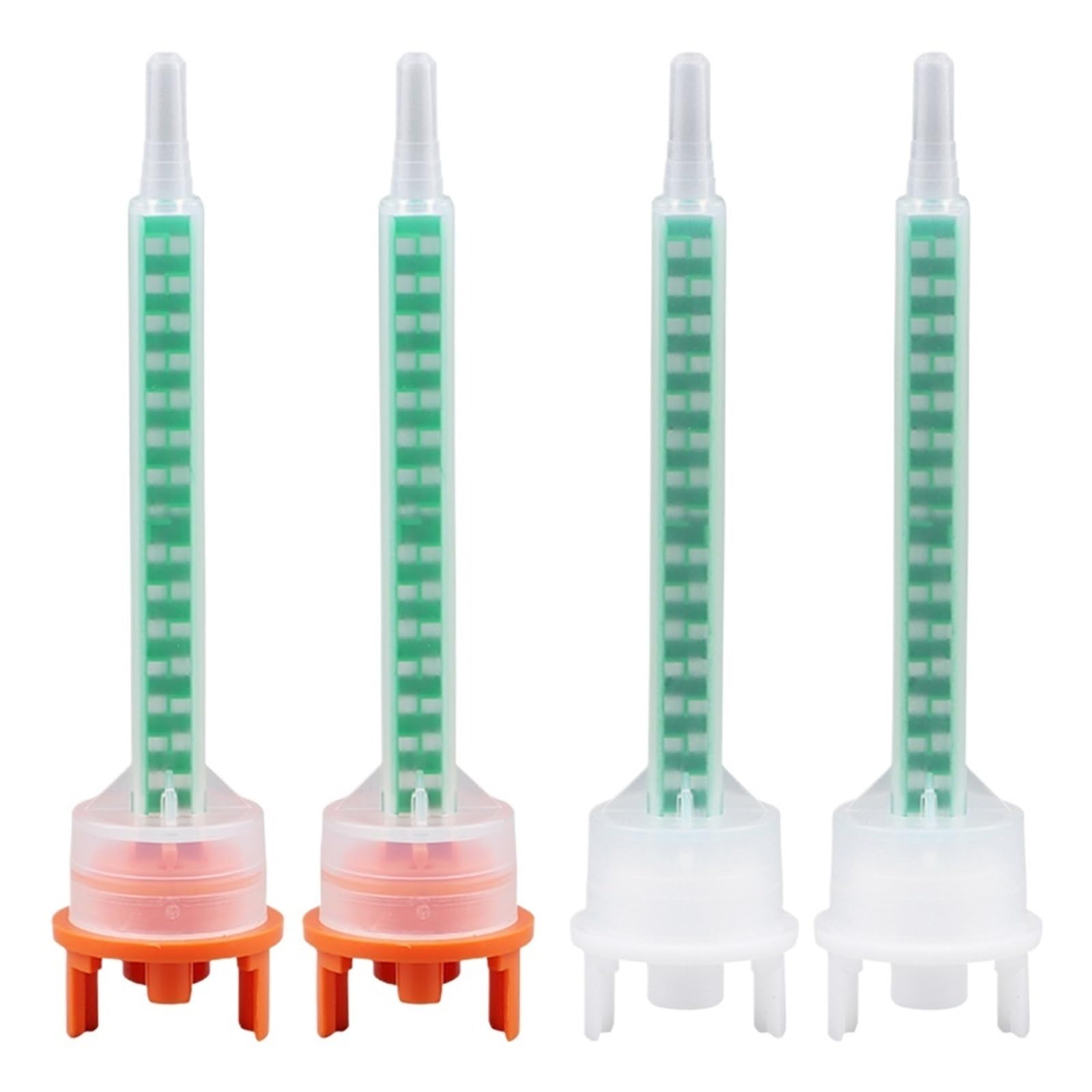 Square Static Mixer Nozzle Tube Tip 30pcs Epoxy Mixing Nozzle MFQX6-16 Square Static Mixer Nozzle Tube Tip 1:1 10:1 Mixing Ratio for Adhensive Gun Mixer(MFQX6-16 1-1)