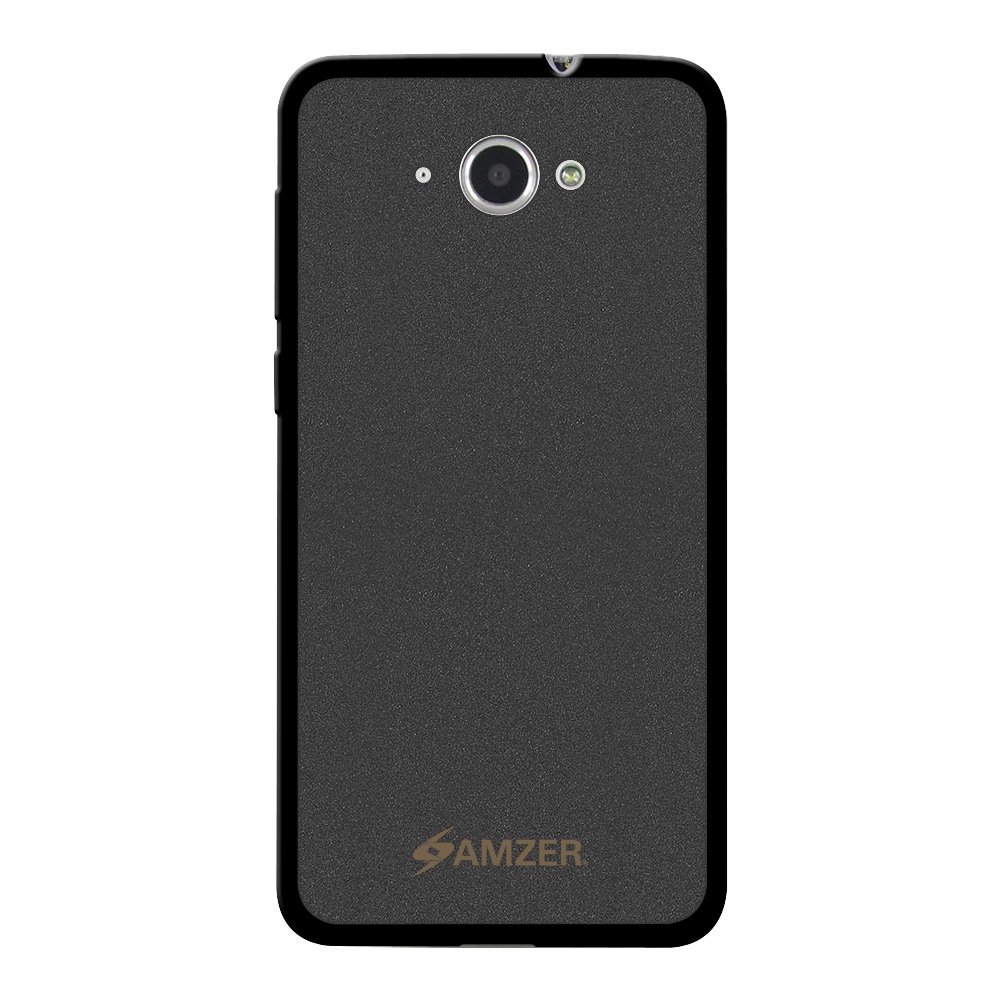 Amzer Pudding Soft TPU Case Back Cover for Lenovo S930 - Retail Packaging - Black