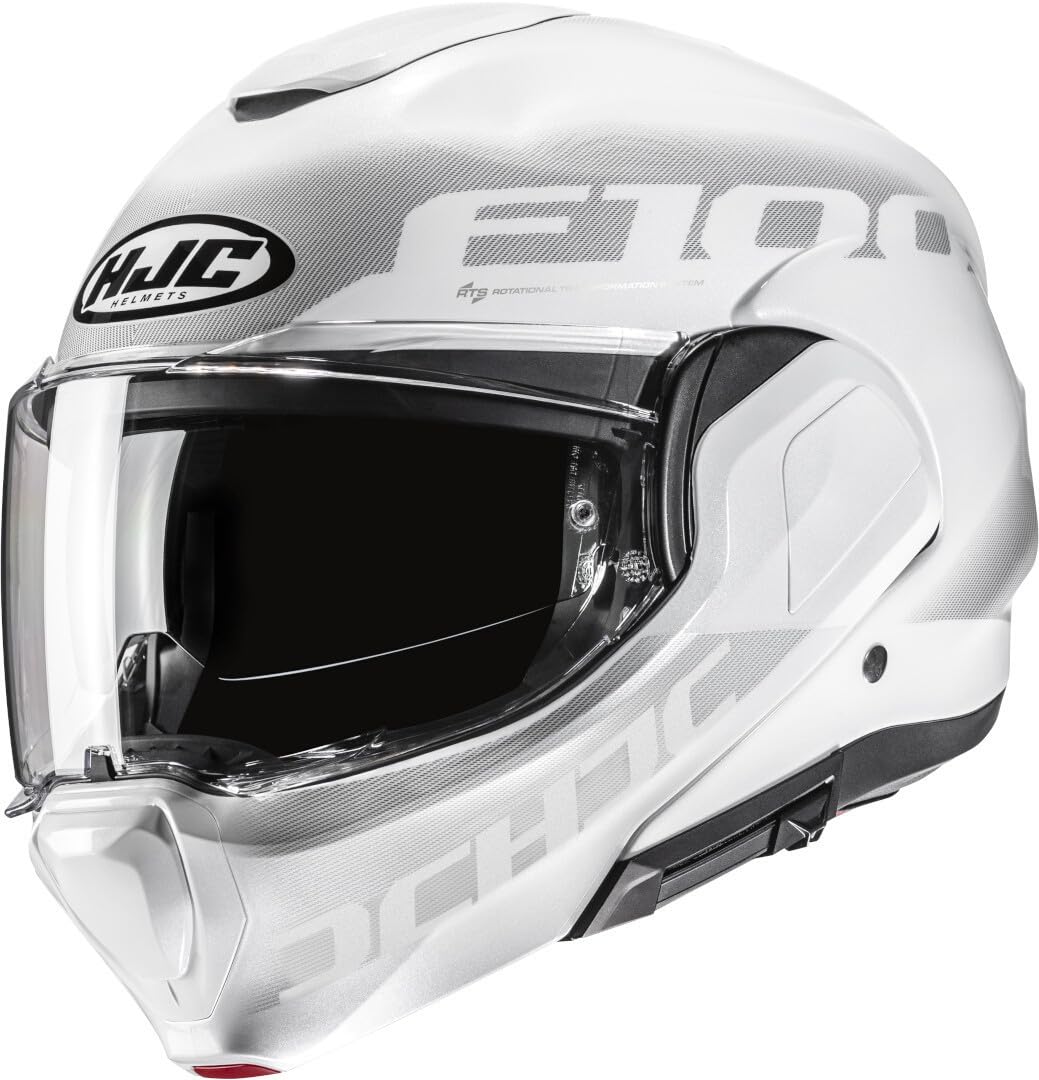 HJC, Casco Moto Modulare F100 HETAL MC10, L