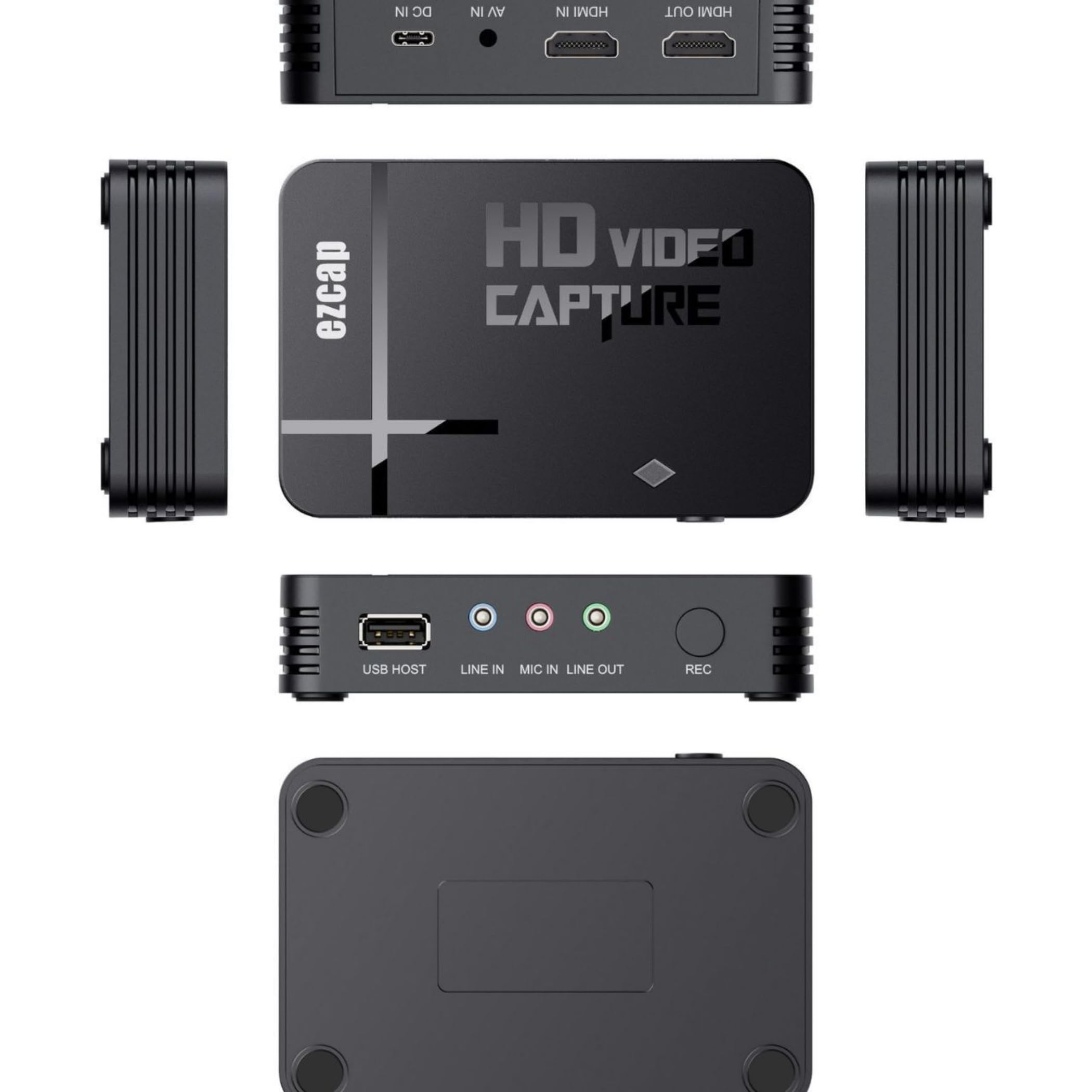 A32DS Video Game Capture Recorder HD Registratore Video 1080P Professionale HDMI/AV Registratore TV, Capture Card Switch Video Grabber Streaming Accessori