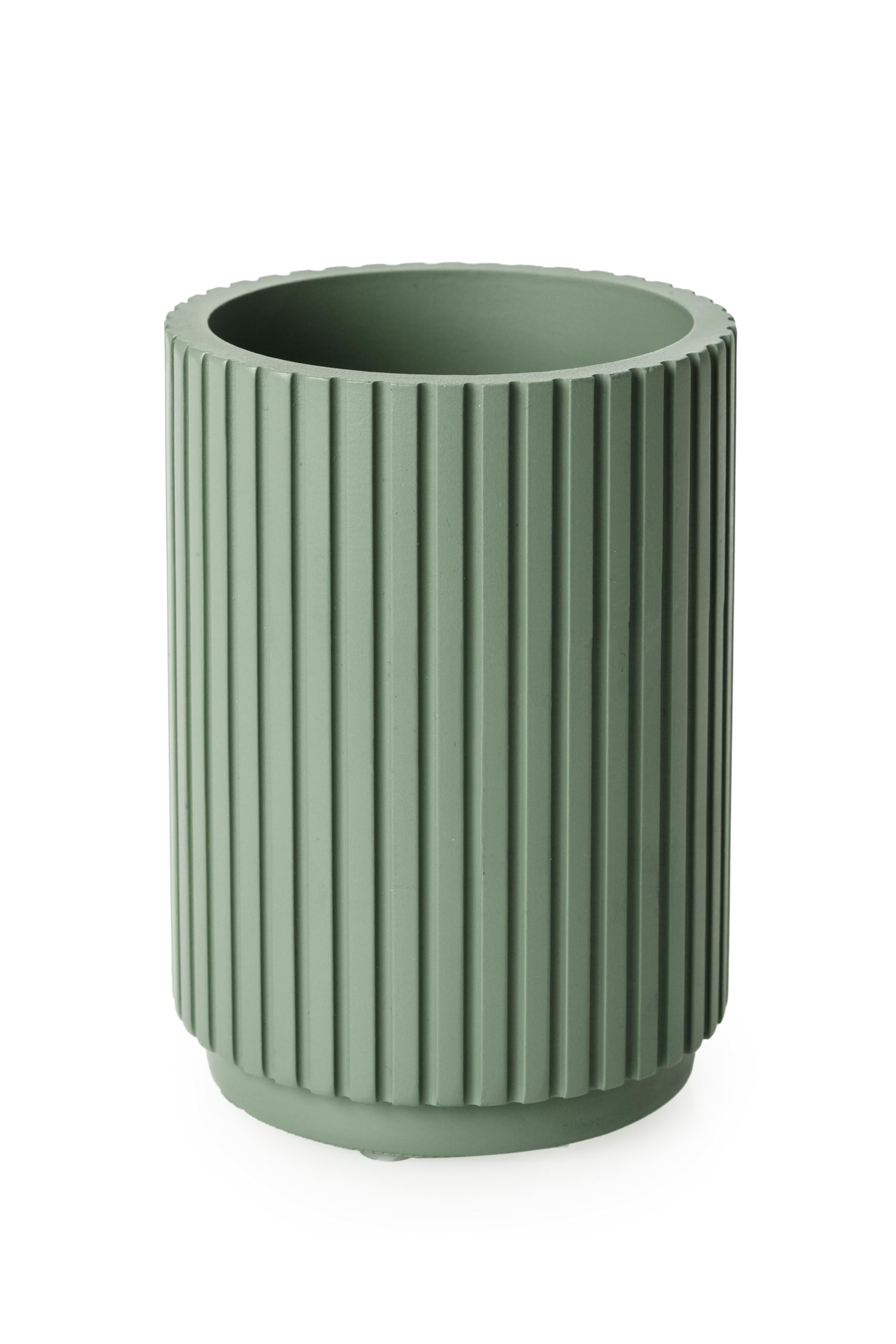 Blue Canyon Green Newly Launched Berkeley Tumbler, Polyresin Toothbrush, Bathroom Glass, Cup For Bathroom, Durable Construction, Mouthwash Cups, Reusable, Portable Makeup Brush Holder,