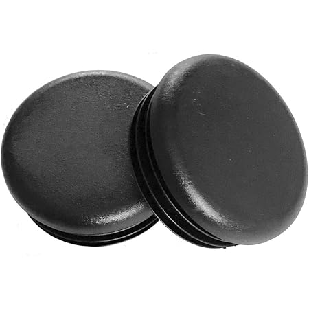 4 PCS Round Plastic Plugs, 1-1/2 Inch Black Pipes Tubing End Cap, Plastic Plugs And Caps, Glide Insert Furniture Finishing-Plug For Round-Metal Tube - View #6