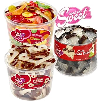 Red Band Mega Dummy Mix - 3.6 kg Fruit Gum Cola & Super Sour