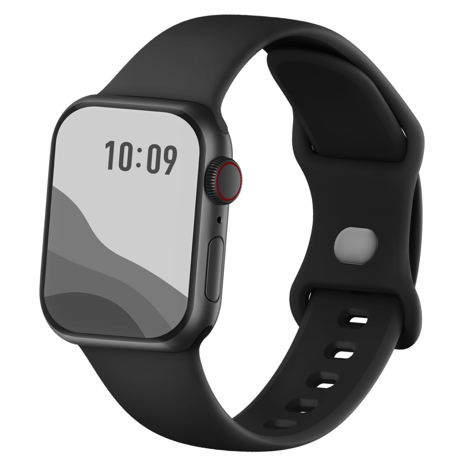 Joehwerr Sport Band Compatible with Apple Watch Straps 40mm 41mm 38mm 42mm 44mm 45mm 46mm 49mm, Silicone Wristbands Straps for iWatch Series 10 9 8 7 6 5 4 3 2 1 Ultra2 Ultra SE, Women Men