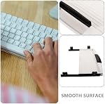 Ciieeo Desk Computer Keyboard Tray with Large Bearing Space and Noise Reduction, Black Plastic