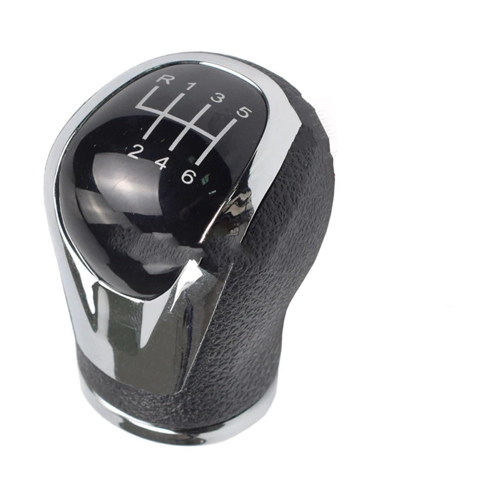 SAUANMNKTP Gearshift Knob for Nissan Qashqai J11 for X‑Trail T32 2016 2017 6 Speed Gear Shift Lever Knob Shifter Head Manual(6 Speed Plastic)