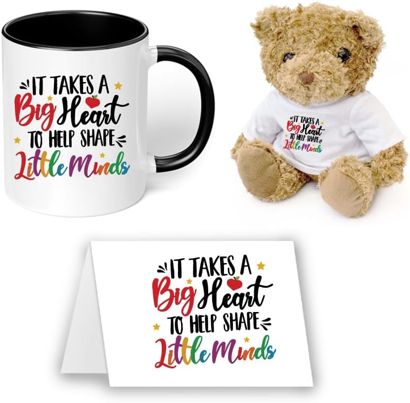 Teachers Day Gift - Teddy Bear for Teachers - Gift for Teachers-Giftset for teachers -Best Teacher Ever Gifts - Greeting Card Gift for Teacher - Teachers Day Coffee mug (Design 5)