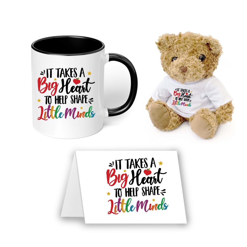Teachers Day Gift - Teddy Bear for Teachers - Gift for Teachers-Giftset for teachers -Best Teacher Ever Gifts - Greeting Card Gift for Teacher - Teachers Day Coffee mug (Design 5)