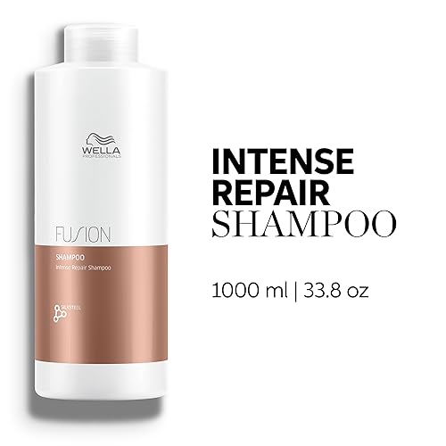 Miniatura 2 de Wella Professionals Fusion Intense Repair Champú para cabello dañado reparación de cabello antirotura 338 onzas líquidas