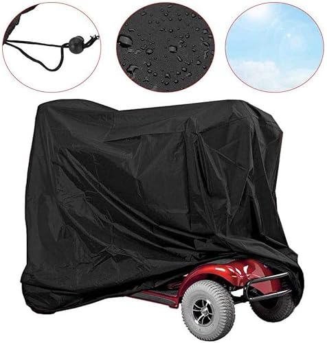 Miniatura 6 de Yosoo Health Gear Funda de almacenamiento para scooter de movilidad eléctrica, 190D Oxford para silla de ruedas, impermeable, resistente a la