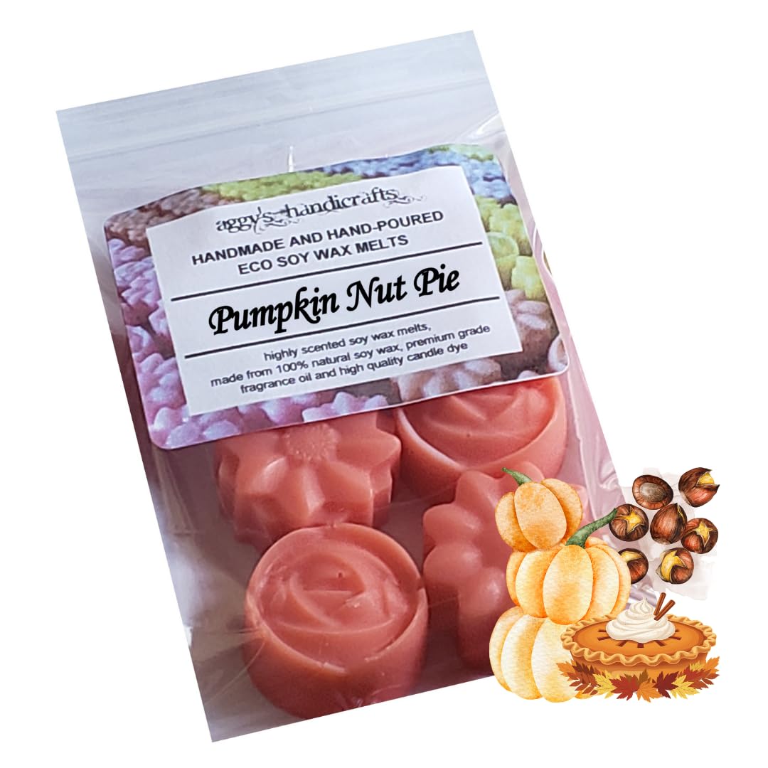 Highly Scented Soy Wax Melts (Pumpkin Nut Pie)