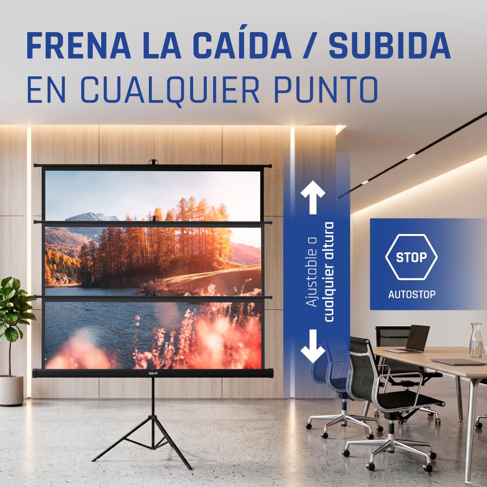 Iggual 200x200 Cm 112´´ Projection Screen With Tripod One Size