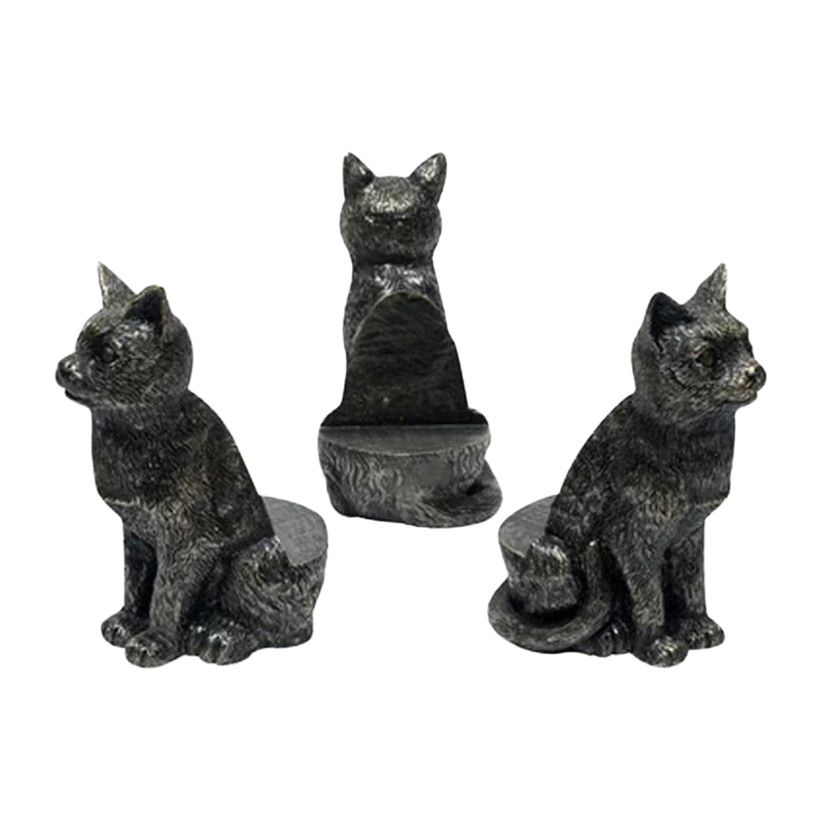 bayicie 3Pcs Animal Planter Pot Support Feet, Turtle Frog Dog Cat Rabbit Flowerpot Holder Riser Elevator Stand Cat