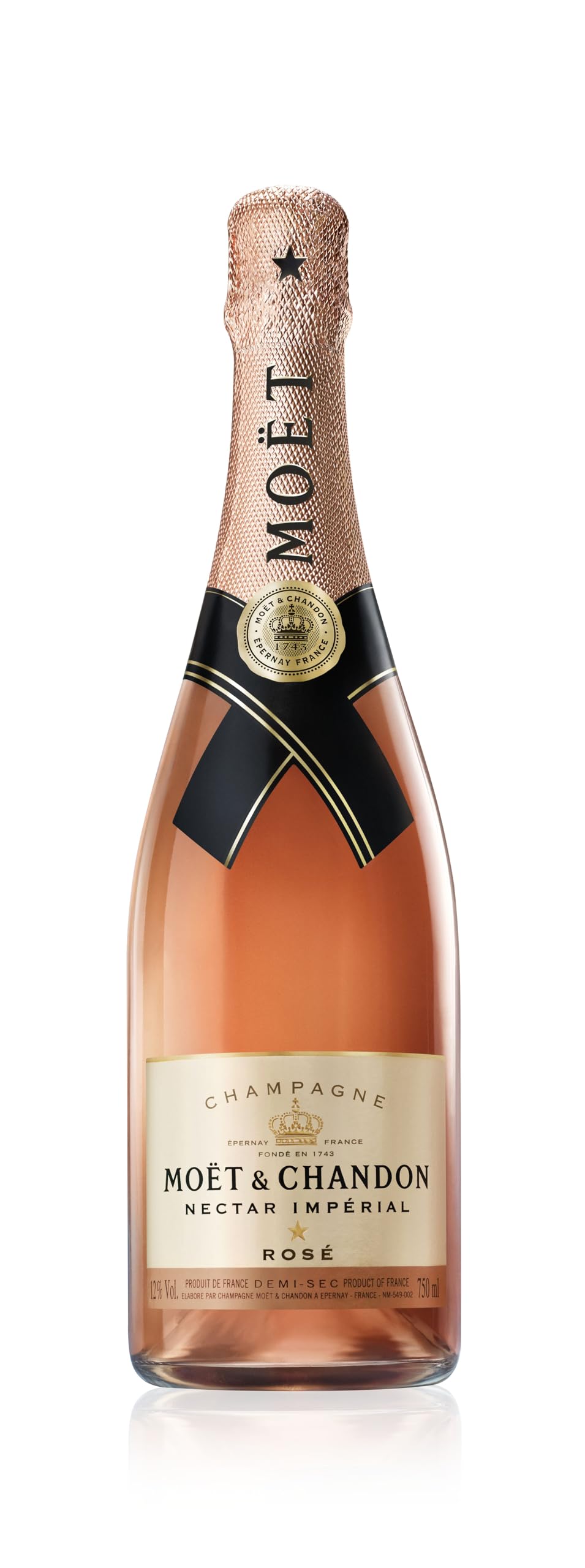 Moët & Chandon Nectar Impérial Rosé Champagne, 75cl : Amazon.co.uk