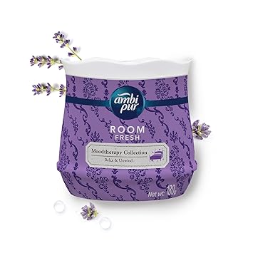 Ambi Pur MoodTherapy collection Room Fresh Gel, Relax & Unwind - Lavender, 180 g - image, photos