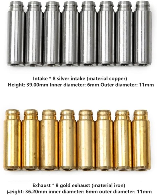 16pc Engine Intake & Exhaust Valve Guide Kit Replacement for VW Golf GTI Jetta GLI Passat AUDI A4 A6 Q3 Q5 TT Quattro Skoda Seat 1.4T, 1.8T, 2.0TSI