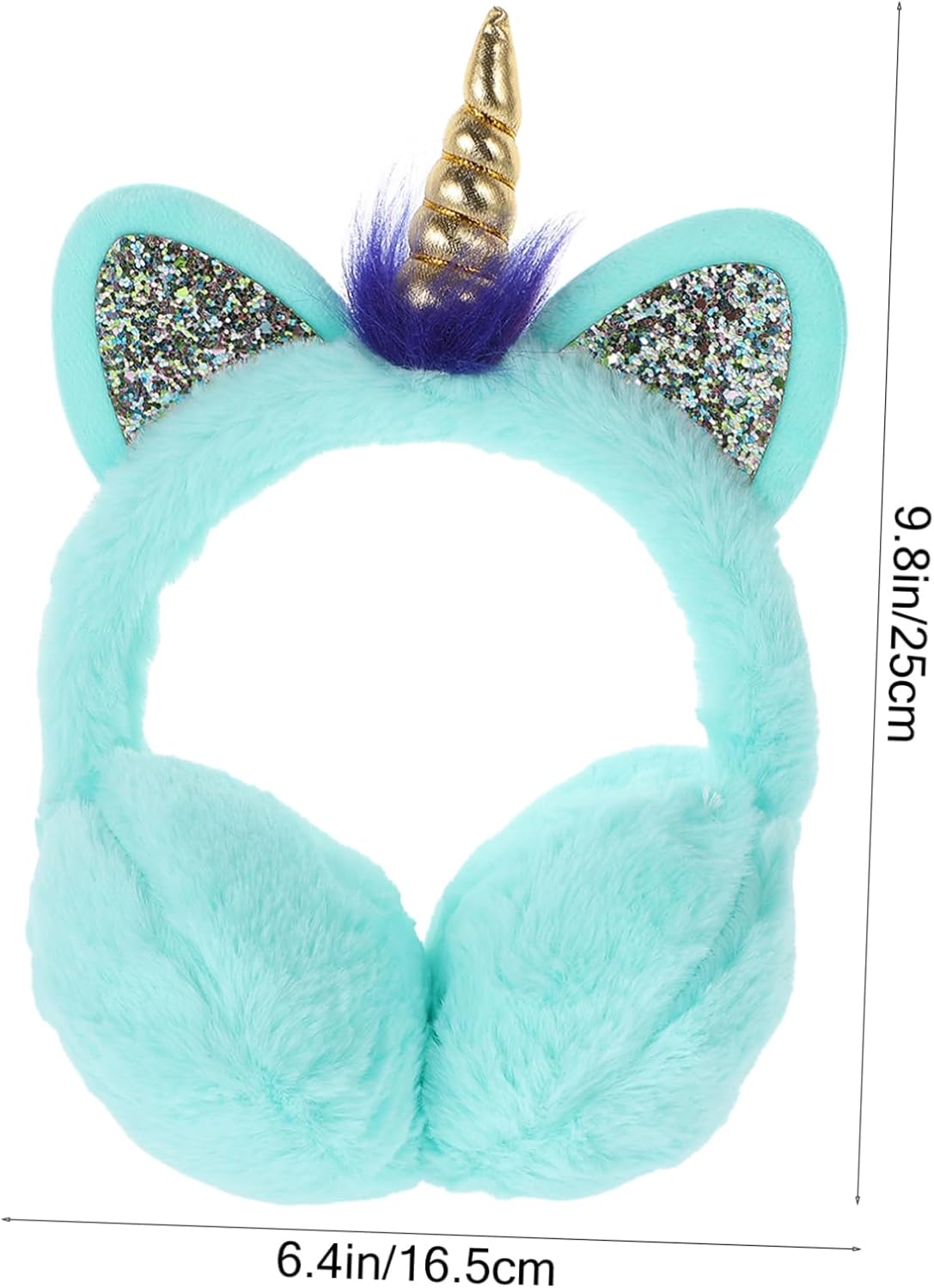 CALLARON 2pcs Unicorn Earmuffs Kids Christmas Ear Wear Anmal Earmuffs Clothes Unicorn Ear Cover Dresses for Kids