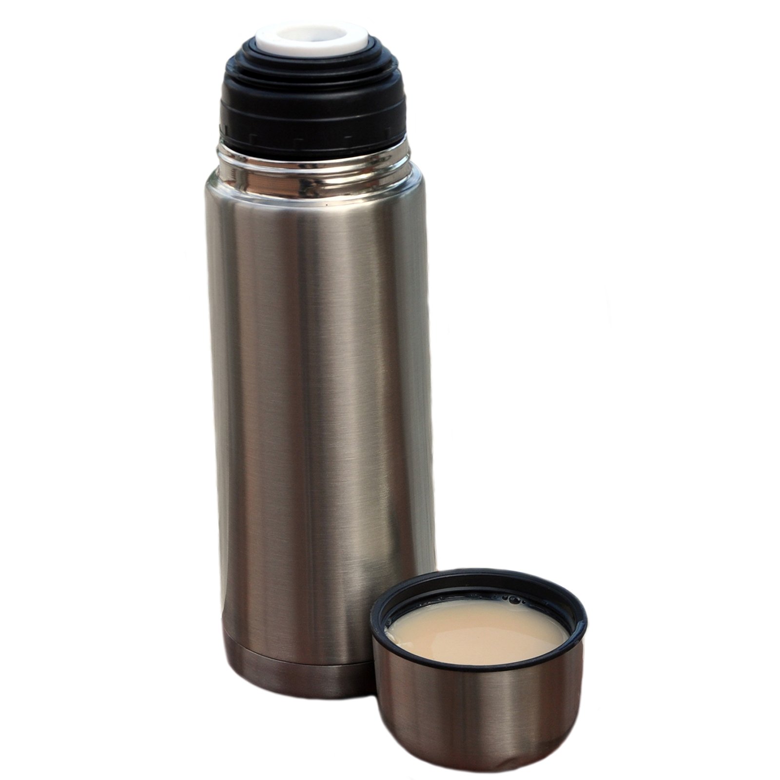 Best Price Square Black Kingfisher 1/2 Litre (500Ml) Stainless Steel Vacuum Flask